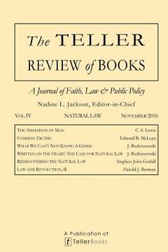 portada The Teller Review of Books: Vol. IV Natural Law (en Inglés)