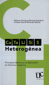 portada CATALISIS HETEROGENEA PRINCIPIOS BASICOS Y SU APLICACION EN QUIMICA ORGANICA (in Spanish)