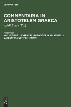 portada Porphyrii Isagoge Et in Aristotelis Categorias Commentarium 