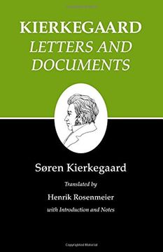 portada Kierkegaard's Writings, Xxv: Letters and Documents (en Inglés)