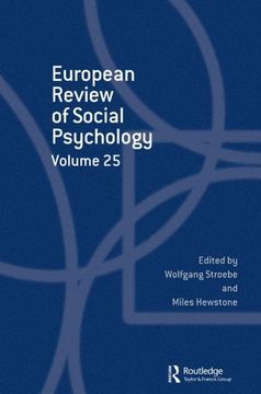 portada European Review of Social Psychology: Volume 25 (en Inglés)