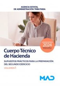 portada Cuerpo Tecnico de Hacienda. Supuestos Practicos Para la Preparaci on del Segundo Ejercicio (Vol. 1) (in Spanish)