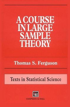 portada a course in large sample theory (en Inglés)