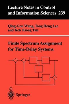 portada finite-spectrum assignment for time-delay systems (en Inglés)