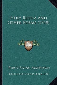 portada holy russia and other poems (1918) (en Inglés)