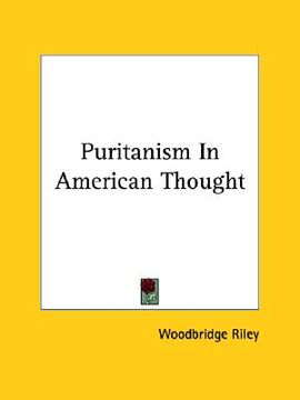 portada puritanism in american thought (in English)