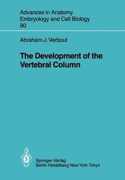 portada the development of the vertebral column