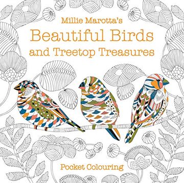 portada Millie Marotta's Beautiful Birds and Treetop Treasures Pocket Colouring (en Inglés)