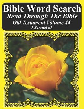 portada Bible Word Search Read Through The Bible Old Testament Volume 44: 1 Samuel #1 Extra Large Print (en Inglés)