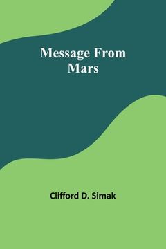 portada Message From Mars (in English)