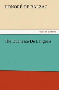 portada the duchesse de langeais (in English)