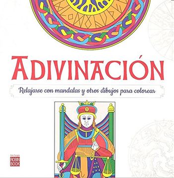 portada Adivinación: Relajarse Con Mandalas Para Colorear (in Spanish)