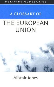 portada a glossary of the european union (en Inglés)
