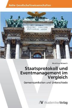 portada Staatsprotokoll Und Eventmanagement Im Vergleich