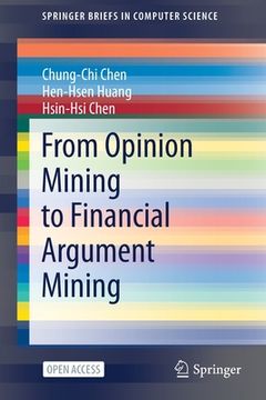 portada From Opinion Mining to Financial Argument Mining (en Inglés)