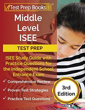 portada Middle Level Isee Test Prep: Isee Study Guide With Practice Questions for the Independent School Entrance Exam [3Rd Edition] (in English)