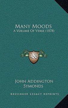 portada many moods: a volume of verse (1878) (en Inglés)