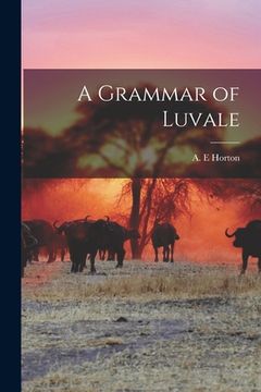 portada A Grammar of Luvale