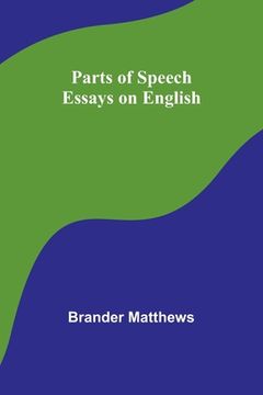 portada Parts of Speech Essays on English (en Inglés)