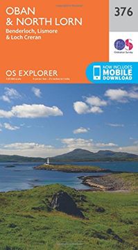 portada Oban and North Lorn (OS Explorer Active Map)