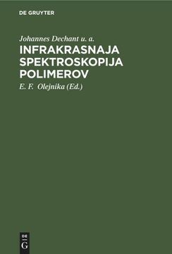 portada Infrakrasnaja Spektroskopija Polimerov (en Alemán)