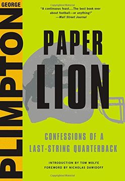 portada Paper Lion: Confessions of a Last-String Quarterback (en Inglés)
