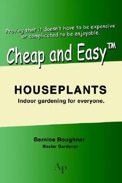 portada cheap and easytm houseplants: indoor gardening for everyone. (in English)