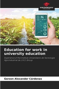 portada Education for work in university education (in English)