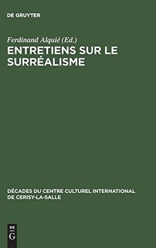 portada Entretiens sur le Surréalisme (in French)