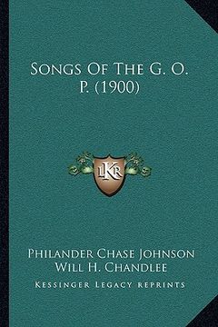 portada songs of the g. o. p. (1900) (en Inglés)