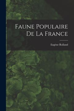 portada Faune Populaire de la France (in English)