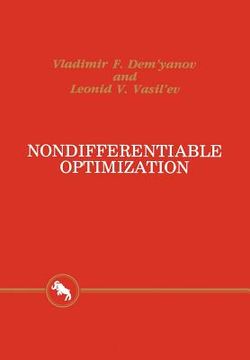 portada nondifferentiable optimization (en Inglés)