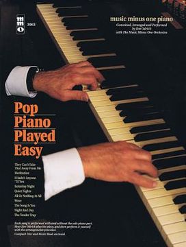 portada Pop Piano Played Easy: Music Minus One Piano