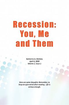 portada recession: you, me, and them (en Inglés)