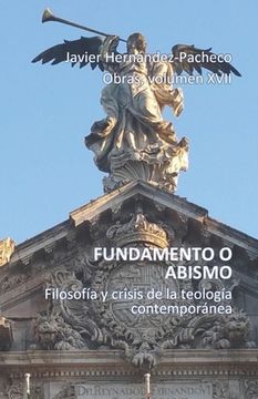 portada Fundamento O Abismo: Filosofía y crisis de la teología contemporánea