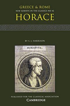 portada Horace (New Surveys in the Classics) (en Inglés)