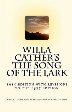 portada willa cather's the song of the lark