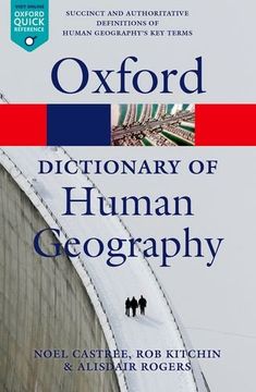 portada A Dictionary of Human Geography (Oxford Quick Reference)