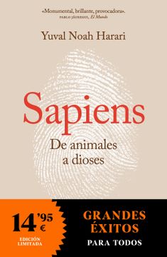 portada Sapiens. De Animales a Dioses (in Spanish)