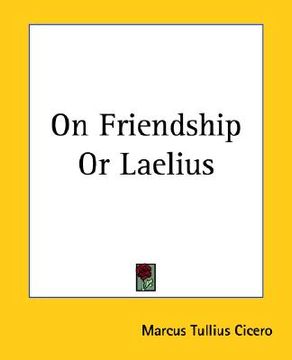 portada on friendship or laelius (en Inglés)