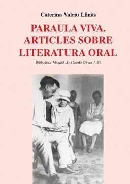 portada Paraula viva: Articles sobre literatura oral (Biblioteca Miquel dels Sants Oliver)