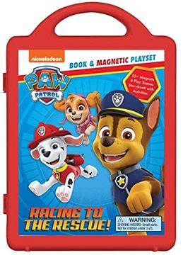 portada Nickelodeon paw Patrol: Racing to the Rescue! Book & Magnetic Play set 