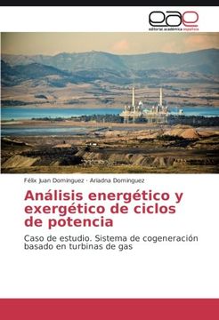 portada Análisis energético y exergético de ciclos de potencia: Caso de estudio. Sistema de cogeneración basado en turbinas de gas (Spanish Edition)