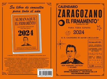 portada Almanaque el Firmamento 2024 Zaragozano