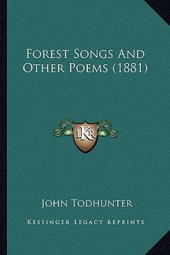 portada forest songs and other poems (1881)