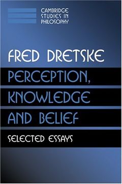 portada Perception, Knowledge and Belief Paperback: Selected Essays (Cambridge Studies in Philosophy) (en Inglés)