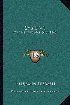 portada sybil v1: or the two nations (1845) (in English)
