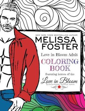 portada Love in Bloom Adult Coloring Book (en Inglés)