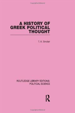 portada A History of Greek Political Thought (Routledge Library Editions: Political Science Volume 34) (in English)