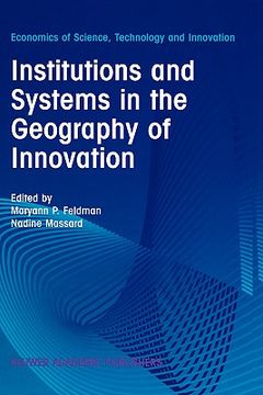 portada institutions and systems in the geography of innovation (en Inglés)